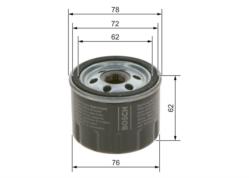 BOSCH F026407279 | YAG FILTRESI FORD C-MAX II (DXA/CB7, DXA/CEU), MPV, 04.2010 - GRAND C-MAX
