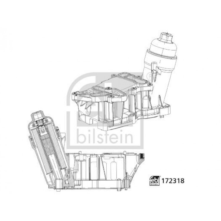 YAG FILTRE KUTUGU SOĞUTUCUSUZ BMW N47 N57 B47 F10 F20 F30 E90 F01 E84 F25 F26 F15 F16