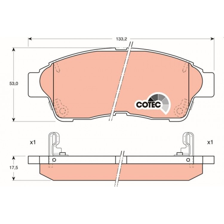 DISK BALATA ON TOYOTA COROLLA;RAV 4;CAMRY;CORONA;CARINA 95->