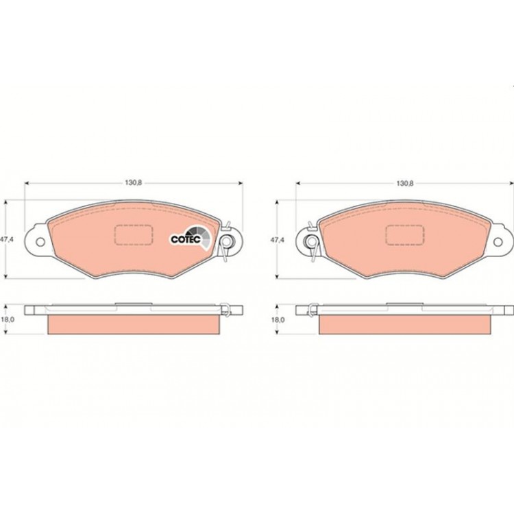 DISK BALATA ON RENAULT KANGOO 1.9D,1.2,1.4,1.5DCI 98->; CITROEN XSARA 1.4,1.5 97->