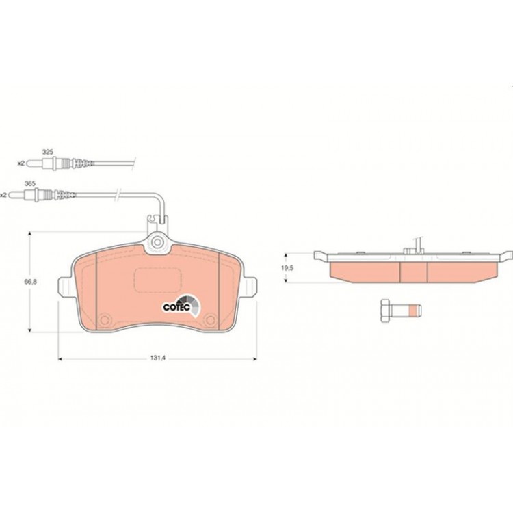 DISK BALATA ON FISLI PEUGEOT 407 1.6HDI 110 FAP,1.8, 2.0, 2.0 HDI 135 FAP 05-2004-