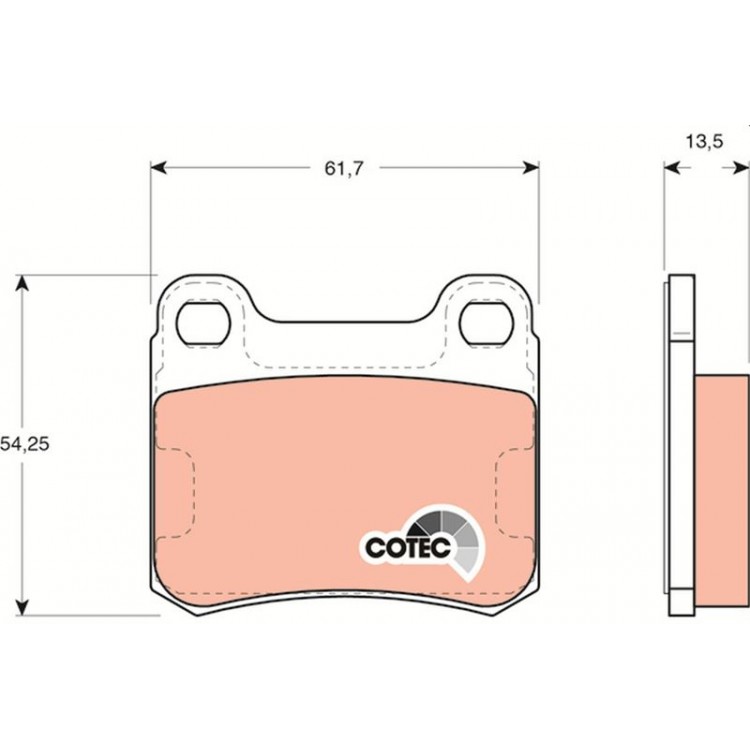 DISK BALATA ARKA MERCEDES W201 190 D-E 1.8, 2.0, 2.3, 2.5, 2.6 82-90