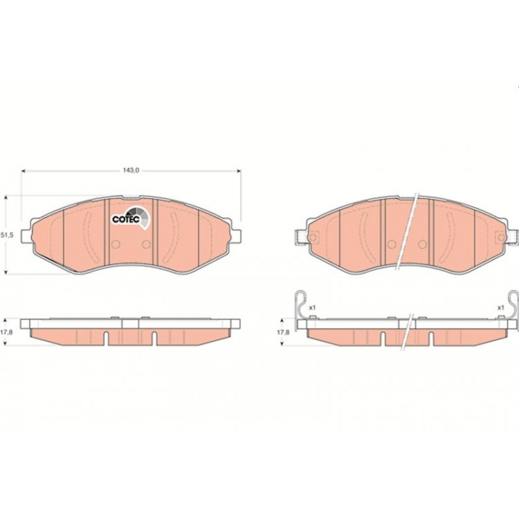 DISK BALATA ON CHEVROLET-DAEWOO NUBIRA 1.6,1.8 03-; LACETTI 1.4,1.6,1.8 04->