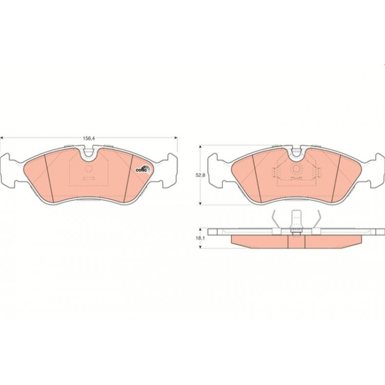 DISK BALATA ON OPEL ASTRA A;CALIBRA;KADETT E;OMEGA A;VECTRA A;VECTRA B;DAEWOO ESPERO 95-;LANOS 1.6 97-;NEXIA 1.5 GLX,GTX 95-97;