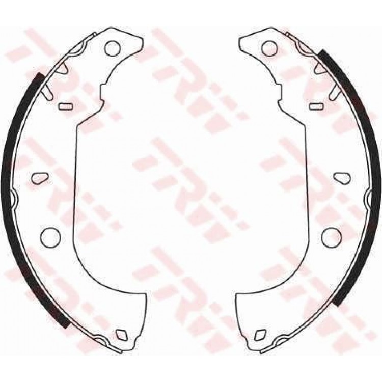 TRW GS8614 | ARKA BALATA PABUCLU   ( FIAT  ALFA ROMEO )  MAREA 1.4 1.6 / 145 - 146