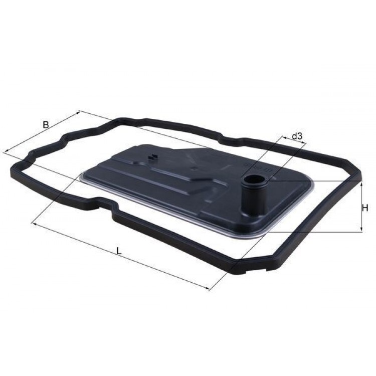 MAHLE HX124D | OTOMATIK SANZIMAN YAGI FILTRE SETI MERCEDES W203 W204 W205 W212 C207 W221