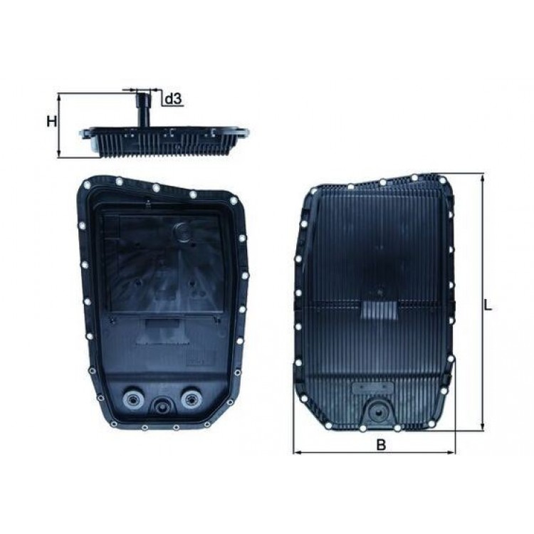 MAHLE HX152 | OTOMATIK SANZIMAN YAG KARTERI (GA6HP26Z) BMW E60 E65 E90 E70 E71 F01 E83 . LAND ROVER DISCOVERY III-