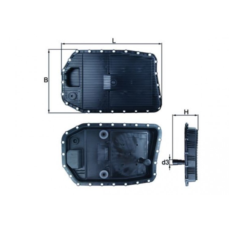 MAHLE HX154 | OTOMATIK SANZIMAN YAG KARTERI (GA6HP19) BMW E81 E87 E90 E93 E60 E64 E65 F01 F02 E84 E83 E70 E85 E89