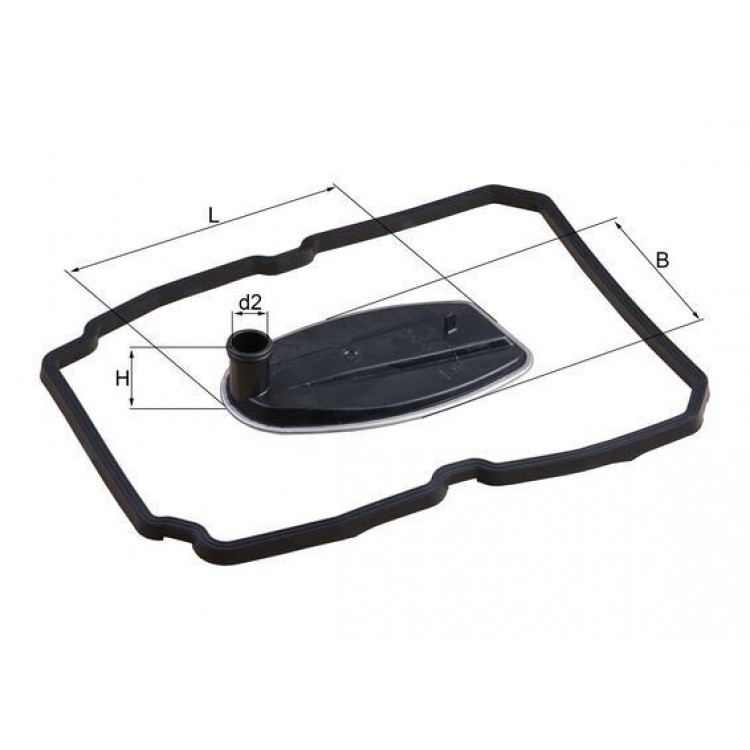 MAHLE HX81D | OTOMATIK SANZIMAN YAGI FILTRE SETI MERCEDES W202 W203 W204 W210 W211 W212 W140 W220 R230 R171 W639