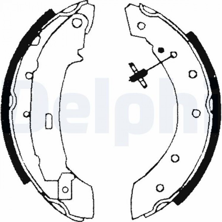 DELPHİ LS1717 | PABUC BALATA ARKA CITROEN SAXO 1, 1 X-SX, 1, 4 SX, 1, 6 V