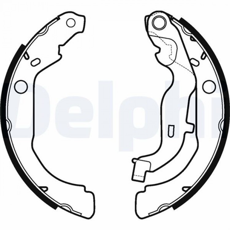 DELPHİ LS2127 | PABUC BALATA ARKA DACIA DUSTER 1.5 DCI 1.2 TCE 1.6 LPG 10-