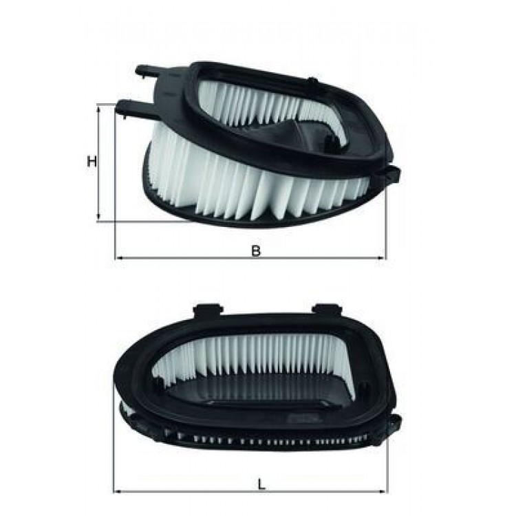 MAHLE LX3541 | HAVA FILTRESI BMW N47 N57 E70 E71 E72 F25 F15