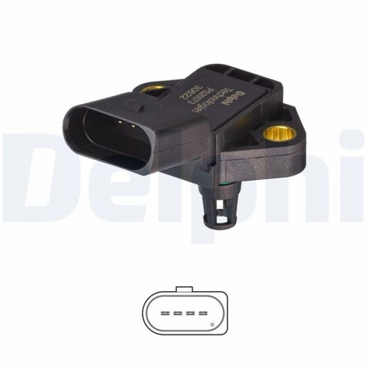 DELPHİ PS20073-12B1 | MAP Sensörü AUDI A1,A1 City Carver,A1 Sportback,A2,A3,A3 Allstreet,A3 Cabrio,A3 Sportback,A4,A5 Sportback,Q2,Q3,Q3 Sportback,Q5 Quattro,RSQ3 Quattro // CUPRA Formentor,Leon,Leon Sportstourer // SEAT A