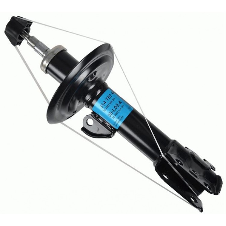 SACHS 314757 | AMORTISOR ON SOL TOYOTA YARIS 05-10 URBAN CRUISER 09-11 VEROS 10-16