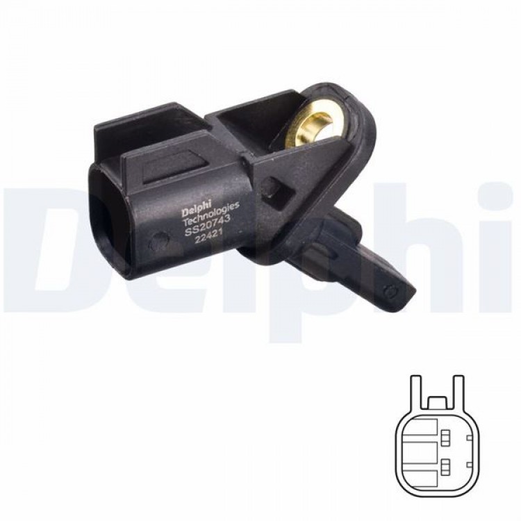 DELPHİ SS20743 | ABS SENSÖRÜ  >  FORD > FOCUS - C-MAX - GRANDE TOURNEO - KUGA - TOURNEO CONNECT - TRANSIT  CONNECT ( 04 > )