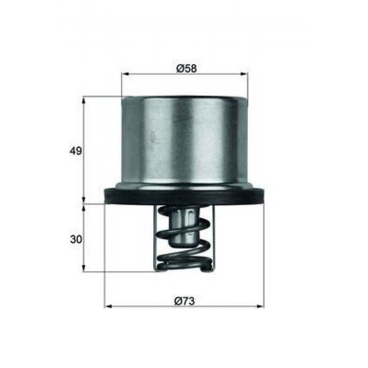 MAHLE THD179 | TERMOSTAT (KOMPLE) BMW 3 COUPE (E92) 79C MAHLE THD179 | TERMOSTAT (KOMPLE) BMW 3 COUPE (E92) 79C