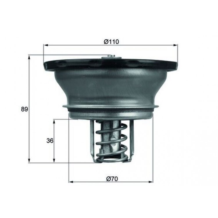 MAHLE THD382 | TERMOSTAT 82 °C RENAULT TRUCKS KERAX 380.18 13- VOLVO FH16 II FH 16/700 12- MAHLE THD382 | TERMOSTAT 82 °C RENAULT TRUCKS KERAX 380.18 13- VOLVO FH16 II FH 16/700 12-
