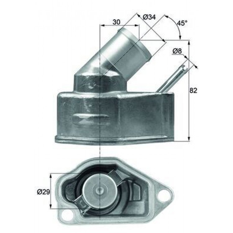 MAHLE TI1092 | TERMOSTAT 92º OPEL ASTRA F,G,H, VECTRA A,B (X20XEV) MAHLE TI1092 | TERMOSTAT 92º OPEL ASTRA F,G,H, VECTRA A,B (X20XEV)