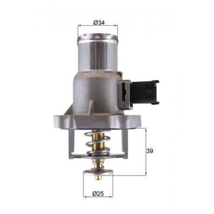 MAHLE TM55105 | TERMOSTAT (105C) ASTRA G 1.6 16V (00-05)-ASTRA H 1.6 06 -MERIVA-VECTRA C-ZAFIRA (Z16 XEP Z16XER A16XER)