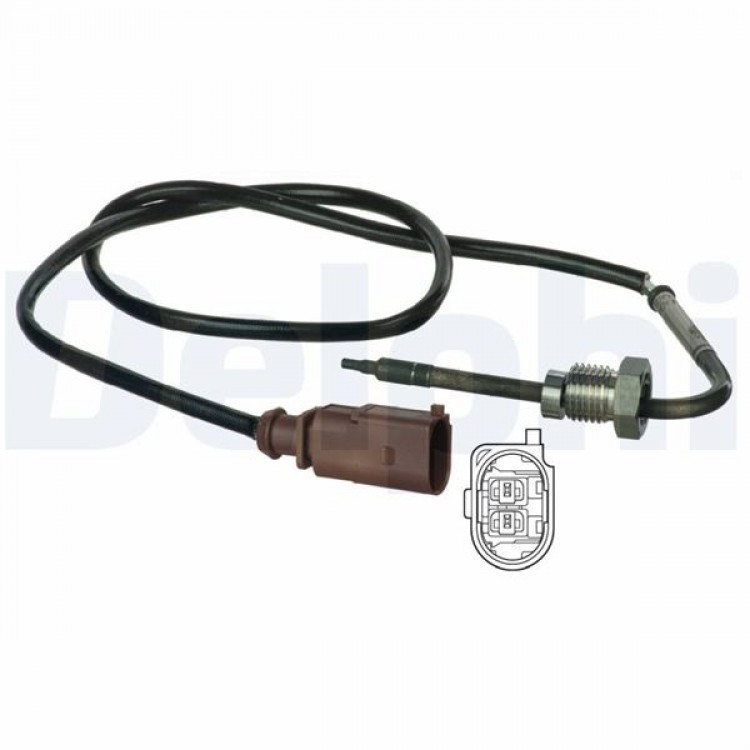 DELPHİ TS30040 | EGZOZ SICAKLIK SENSÖRÜ ( PARTİKÜL FİLTRESİ ÖNCESİ ) 570MM >  VW > TRANSPORTER T5 - T6