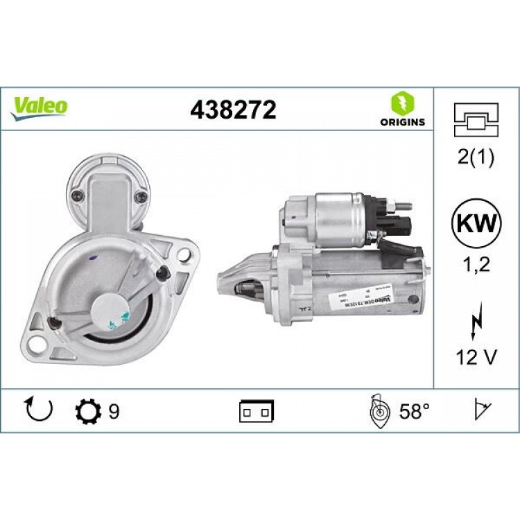VALEO 438272 | MARS MOTORU BMW E90 /E60 / F10 / E83