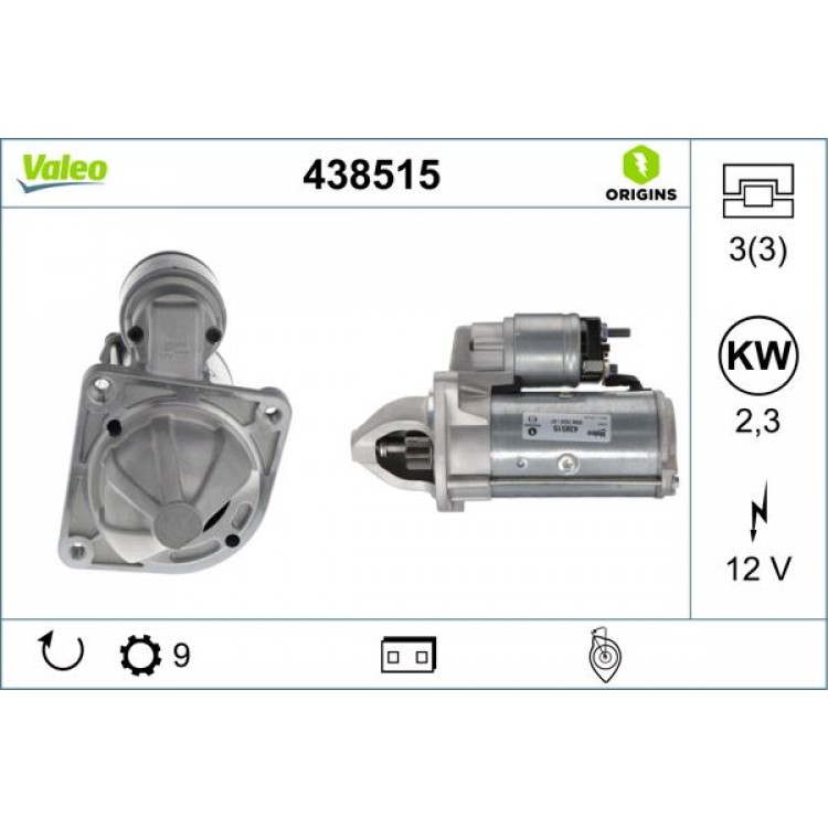 VALEO 446528 | MARS MOTORU TOYOTA 12V  9 DIS 1.2 KW COROLLA, RAV 4, YARIS