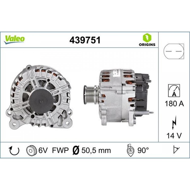ALTERNATOR VOLKSWAGEN TRANSPORTER T5 2.0 TDI