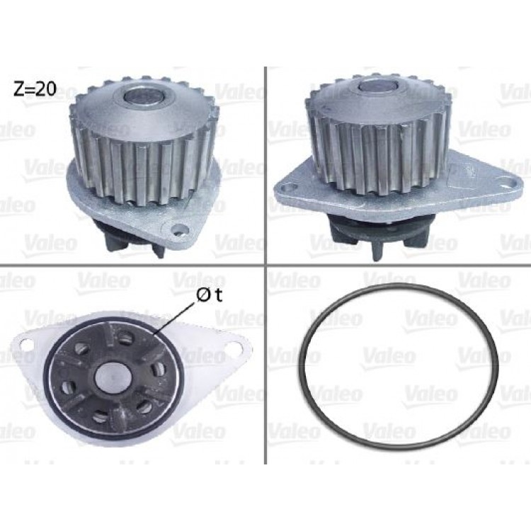 VALEO 506035 | SU POMPASI PEUGEOT 106 I;II /206 1.4 98-