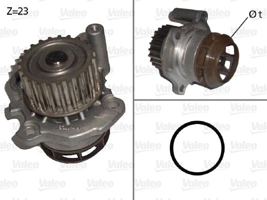 VALEO 506876 | SU POMPASI (DEVIRDAIM) AUDI A3 (03>) 2.0 TFSI 16V