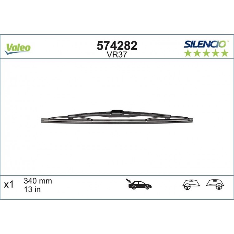 SILECEK SUPURGESI VALEO SILENCIO VM37 (X1) (340 MM) (ARKA) AUDI A3 (03-)