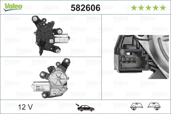 VALEO 582606 | SILECEK MOTORU ARKA DACIA LODGY 12-