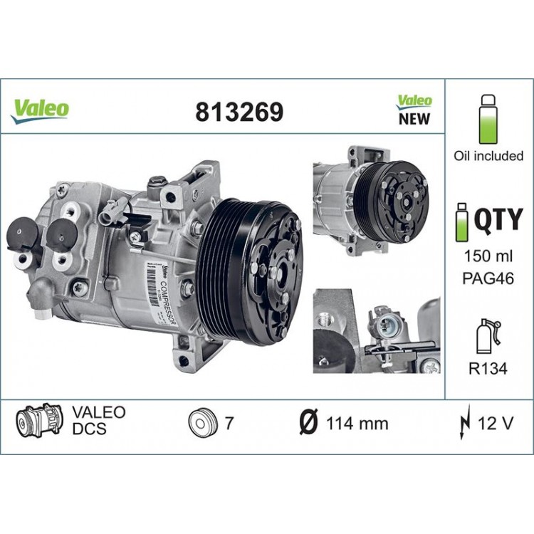 VALEO 813269 | KLIMA KOMPRESORU SUZUKI GRAND VITARA (YT4) 1.9