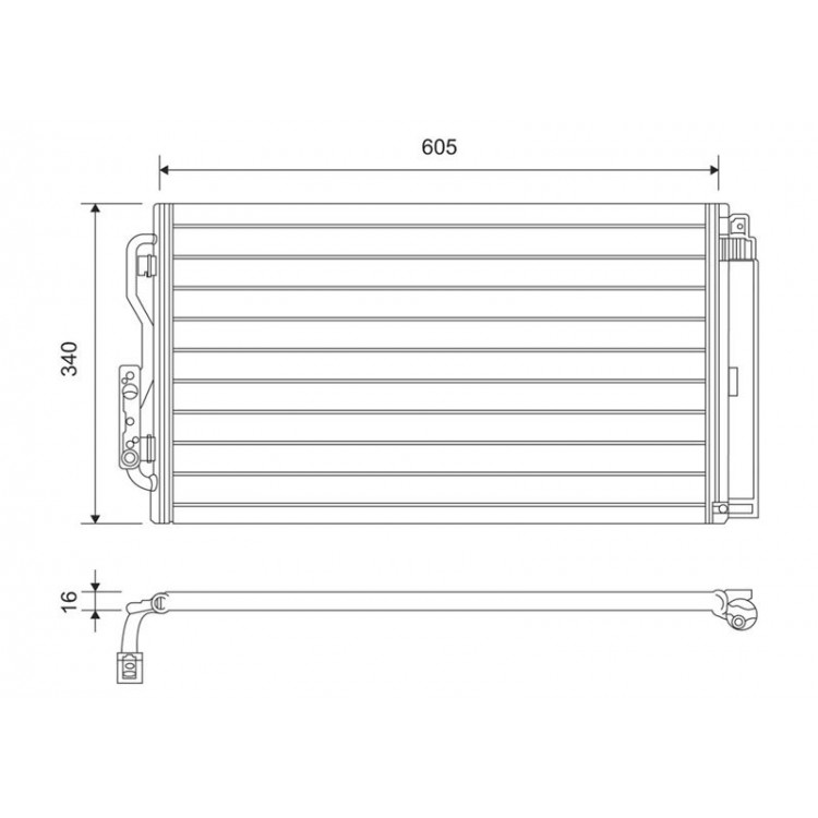 VALEO 814191 | KLIMA RADYATORU BMW F20 125I / F30 320I 328I