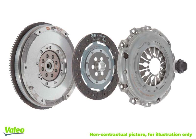 VALEO 837075 | DMF (CIFT KUTLELI VOLAN) VOLANLI DEBRIYAJ SETI VW CADDY III-GOLF VI-JETTA III 10-, PASSAT 09-, TOURAN 10- 1.6TDI-2.0TDI