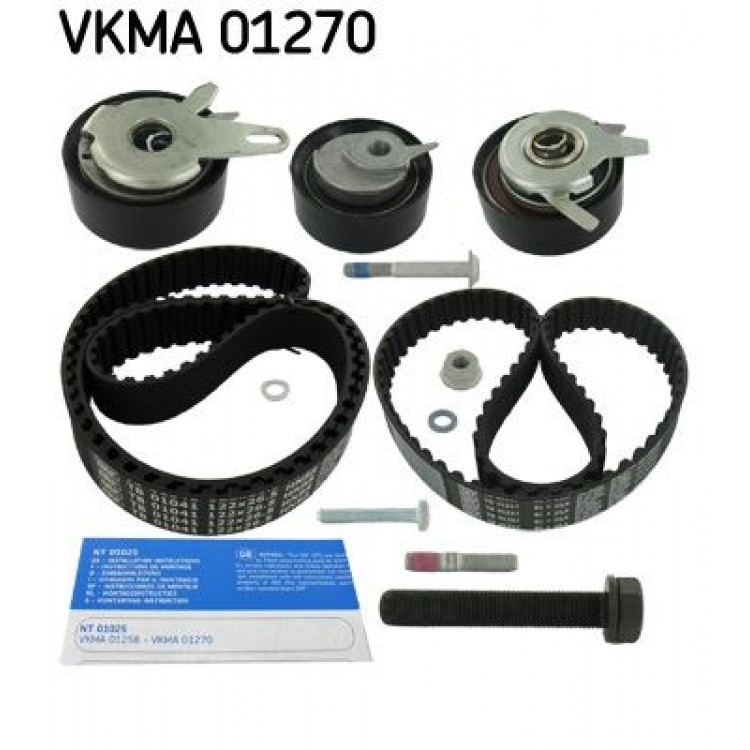 SKF VKMA01270 | TRİGER + MAZOT POMPA KAYIŞ SETİ  ( 122 DİŞ )  >  VOLKSWAGEN > TRANSPORTER T4  2.5 TDI  ( 91 > )  ( ACV-ANJ-AVR-AHD )