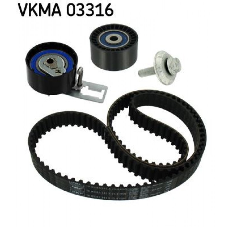 SKF VKMA03316 | TRIGER KAYIS SETI ( 141  DIŞ ) >  CITROEN > BERLINGO - C ELYSEE - C3 II-C4-C5 - JUMPY * FIAT > SCUDO*FORD > B MAX-C MAX - FIESTA VI-FOCUS III-MONDEO - CONNECT - COURIER*PEUGEOT > 207-308-508-2008-3008