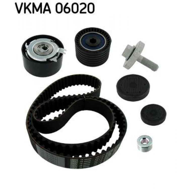 SKF VKMA06020 | EKSANTRIK GERGI RULMANI SETI 132 DIS RENAULT CLIO II-III-KANGOO-MEGANE I-II-MODUS 1.4 16V-1.6 16V 99- /DACIA LOGAN 1.4-1.6 06->