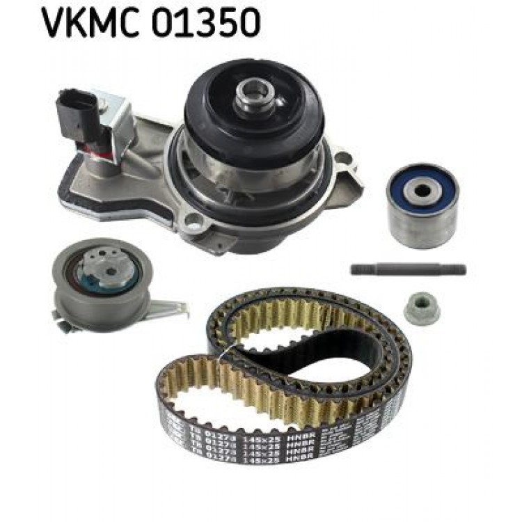 SKF VKMC01350 | TRIGER KAYIS SETI+ SU POMPASI (145 DIS) VW POLO V 1.4 TDI 14-17