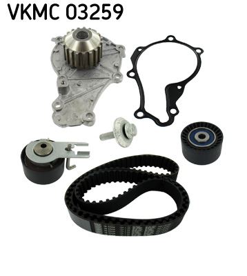 SKF VKMC03259 | TRIGER KAYISI SETI + SU POMPASI FORD FOCUS II, C-MAX 1.6 TDCI, PSA C4, C5, BERLINGO, 206, 307, PARTNER 1.6 HDI