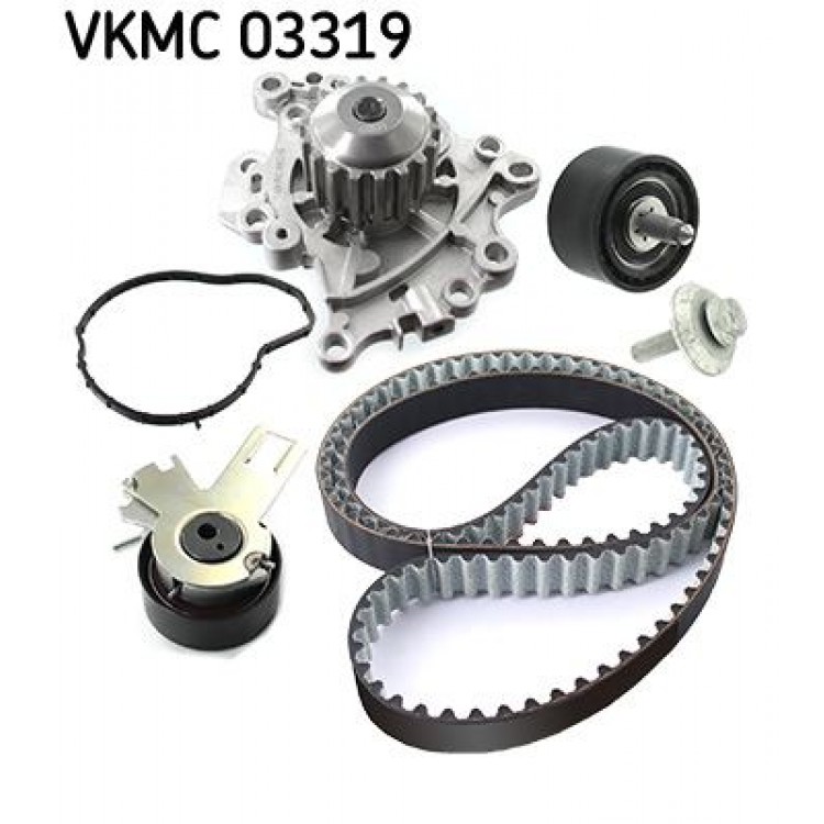 SKF VKMC03319 | EKSANTRIK KAYIS SETI + SU POMPASI FIAT DOBLO, SCUDO 1.5 Multıjet > PEUGEOT PARTNER, EXPERT, 508 SW II, 308 SW II, 2008 II, 208 I 18- > CITROEN JUMPY III, BERLINGO, C4, C5, C3 18-