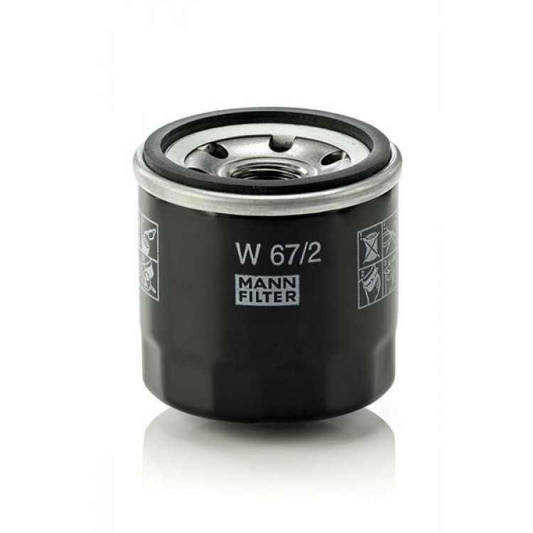 MANN-FILTER W67/2 | YAG FILTRESI CHEVROLET AVEO, SPARK; DAEWOO KALOS, MATIZ; DAIHATSU APPLAUSE, CHARADE, CUORE, FEROZA, HI-JET, SIRION I, TERIOS; INNOCENTI; NISSAN PIXO; OPEL; PIAGGIO; SUBARU; SUZUKI; VAUXHALL