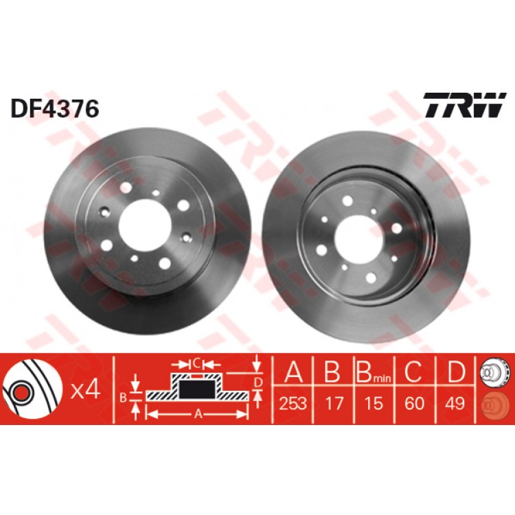 APETECH AC3271 | DİSK FREN AYNASI ÖN AC3271 AGILA 1.2 16V 1.3 CDTI ABSLİ HAVALI