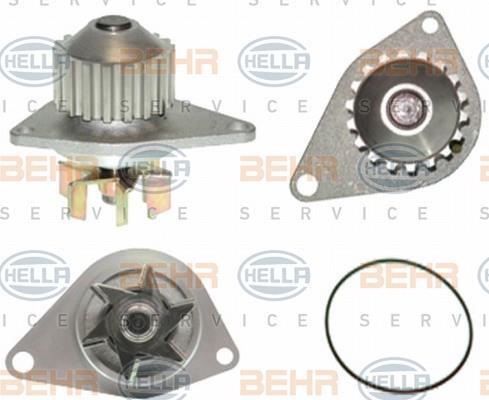 BENDİX 190009B | SU POMPASI 190009B P206 C2 C3 1.4 ÇARKI KÜÇÜK FİORİNO 1.4İ