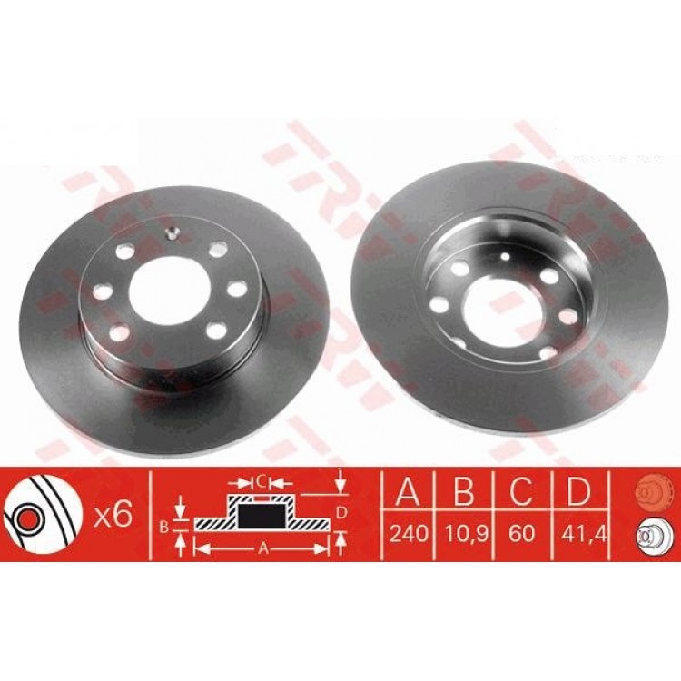BENDİX 521866 | DİSK FREN AYNASI ÖN 562195B CORSA-C 00->1.0 12 VOLT 1.2-16V ABS SİZ DÜZ