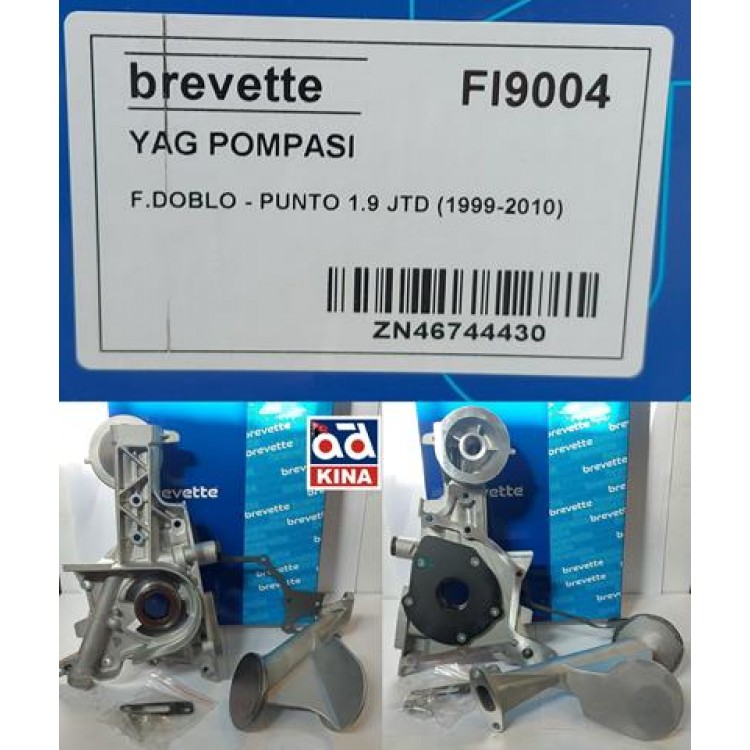BREVETTE FI9004 | YAĞ POMPASI FI9004 DOBLO PUNTO 1.9 JTD BREVETTE FI9004 | YAĞ POMPASI FI9004 DOBLO PUNTO 1.9 JTD