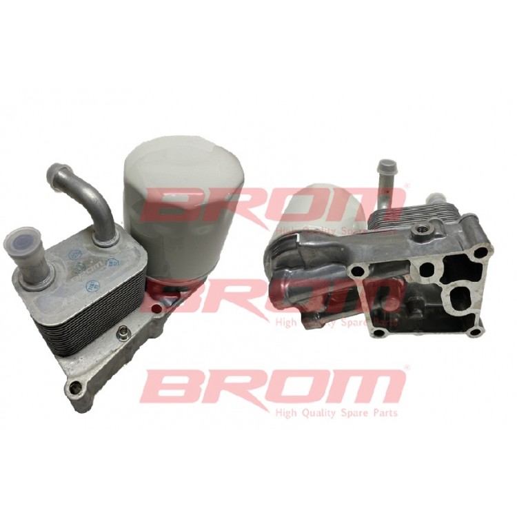 BROM FD5000 | YAĞ SOĞUTUCUSU KOMPLE TRANSIT TOURNEO CONNECT 1,8TDCI 110PS 05>13 FOCUS II 1,8TD