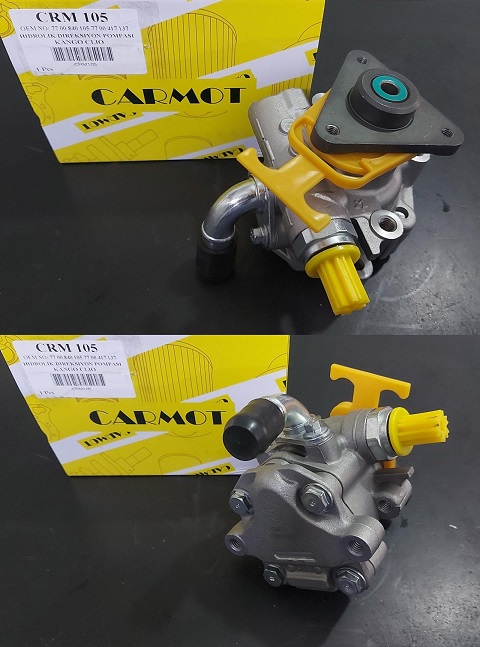 CARMOT CRM105 | DİREKSİYON POMPASI CRX105 MEGANE KANGO CLIO MEKANİK KASNAKSIZ