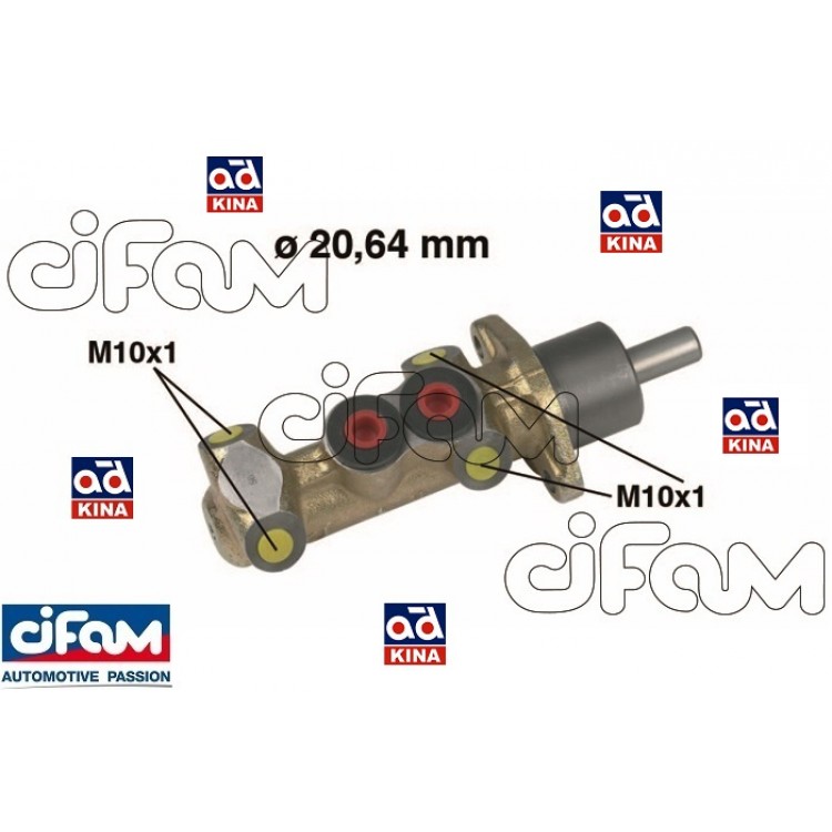 CIFAM 202-044 | ANA MERKEZ 202044 TEMPRA TİPO (20,64 MM)