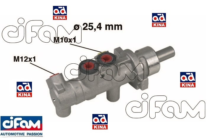 CIFAM 202-414 | ANA MERKEZ 202414 MASTER-II (99-03) 1.9 2.5 DCI ABS (25,4MM)