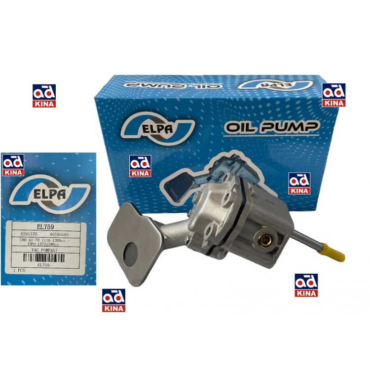 ELPA EL759 | YAĞ POMPASI EL759 UNO 60 70 1116 1300cc. TİPO 13701580cc